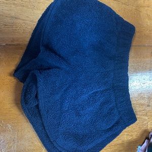 Fuzzy pj shorts!